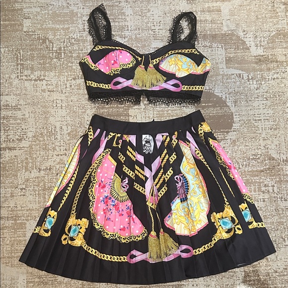 Karolina Dresses & Skirts - Black and Pink Women's Skirt Set NWOT